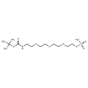 化合物 Boc-NH-PEG4-Ms|T17680|TargetMol