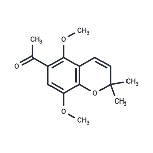 化合物 6-Acetyl-5.8-dimethoxy-2.2-dimethyl-2H-1-benzopyra,6-Acetyl-5.8-dimethoxy-2.2-dimethyl-2H-1-benzopyra
