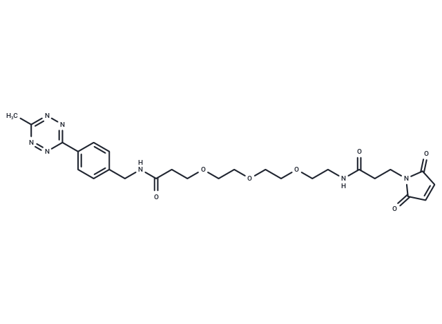 化合物 Me-Tet-PEG3-Maleimide,Me-Tet-PEG3-Maleimide