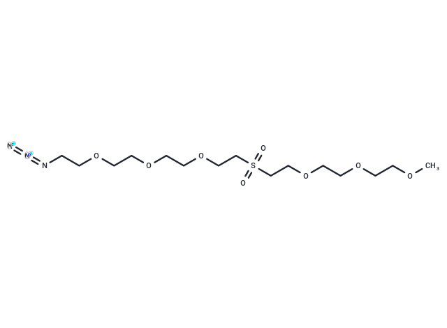 化合物 m-PEG3-Sulfone-PEG3-azide,m-PEG3-Sulfone-PEG3-azide