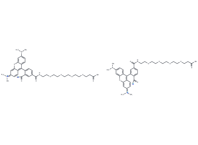 化合物 TAMRA-PEG4-acid,TAMRA-PEG4-acid
