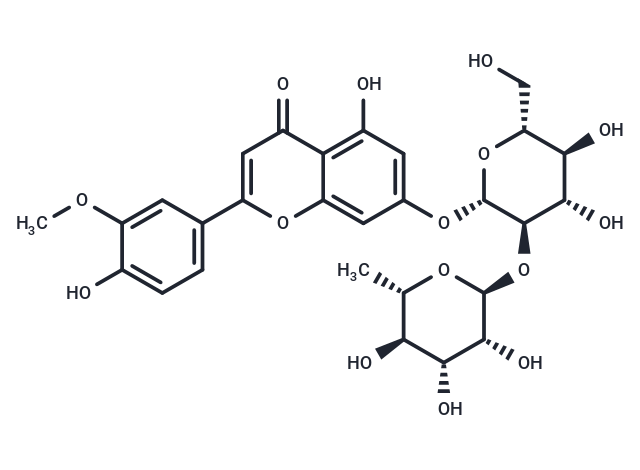 化合物 Chrysoeriol 7-neohesperidoside,Chrysoeriol 7-neohesperidoside