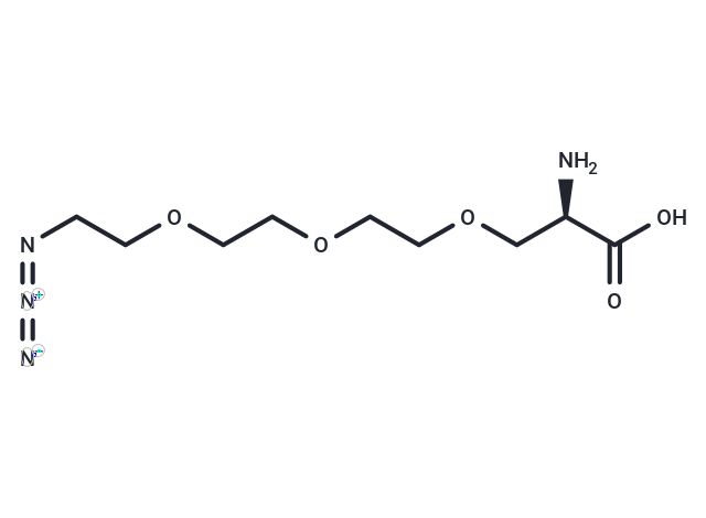化合物 Azide-PEG3-C1-Ala,Azide-PEG3-C1-Ala