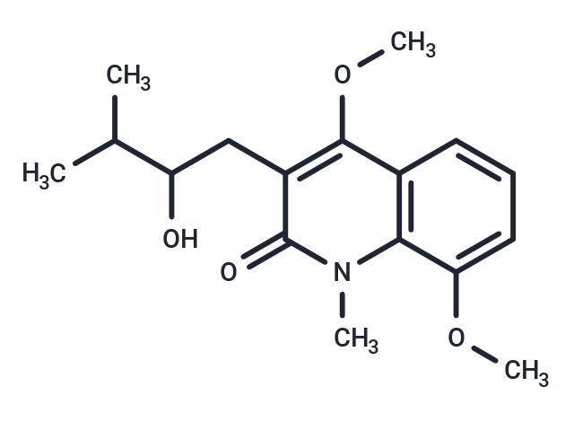 化合物 (+/-)-Lunacridine,(+/-)-Lunacridine
