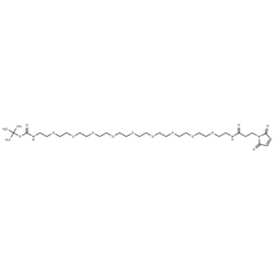 化合物 Mal-amido-PEG9-NH-Boc,Mal-amido-PEG9-NH-Boc