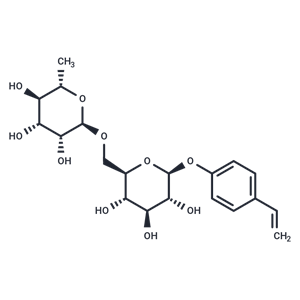 化合物 Vinylphenol, O-[L-Rhamnopyranosyl-(1-6)-?-D-glucop|T124053|TargetMol