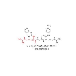Z-D-Arg-Gly-Arg-pNA dihydrochloride 113711-77-6