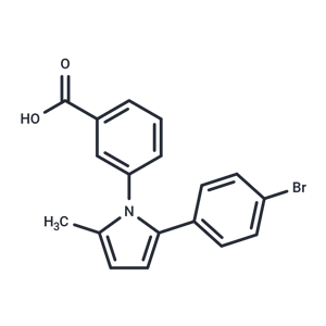 化合物 Benzoic acid, m-(2-(p-bromophenyl)-5-methylpyrrol-1-yl)-|T30392|TargetMol
