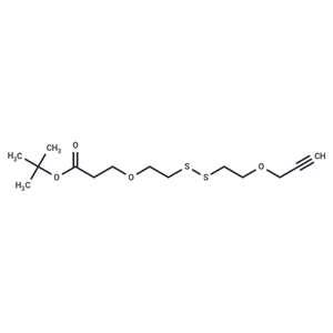 化合物 Propargyl-PEG1-SS-PEG1-C2-Boc|T16590|TargetMol