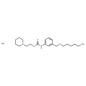 化合物 Carbanilic acid, m-((hexyloxy)methyl)-, 2-piperidinoethyl ester, hydrochloride,Carbanilic acid, m-((hexyloxy)methyl)-, 2-piperidinoethyl ester, hydrochloride