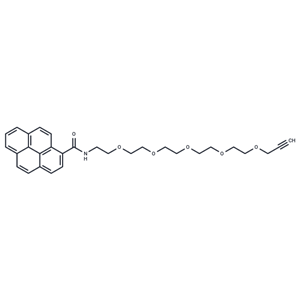 化合物 Pyrene-PEG5-propargyl,Pyrene-PEG5-propargyl