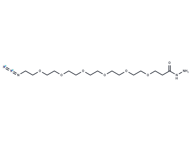 化合物 N3-PEG6-Propanehydrazide,N3-PEG6-Propanehydrazide