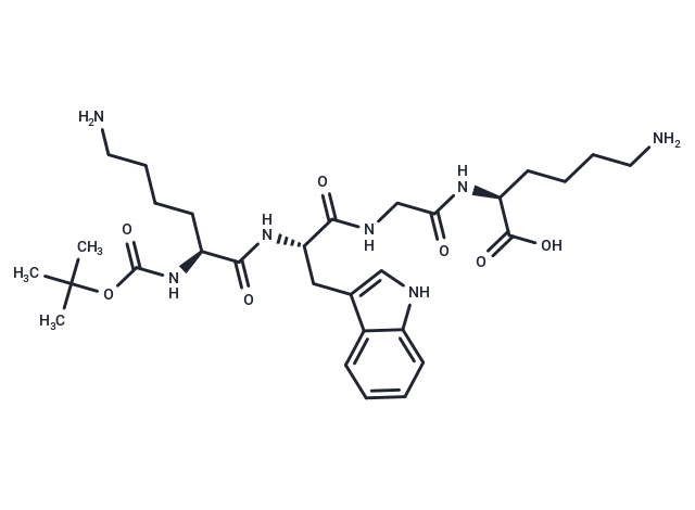 化合物 Butyloxycarbonyl-lysinyl-tryptophyl-glycyl-lysine,Butyloxycarbonyl-lysinyl-tryptophyl-glycyl-lysine