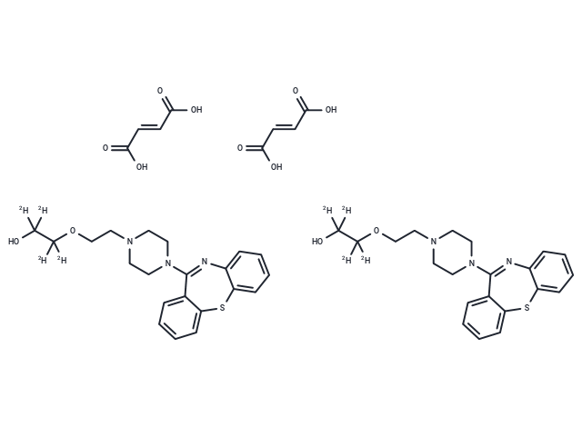 富馬酸奎硫平 D4,Quetiapine-d4 fumarate