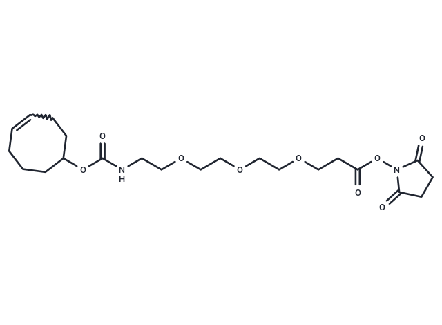 化合物 TCO-PEG3-NHS ester,TCO-PEG3-NHS ester