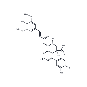 化合物 3-O-Caffeoyl-4-O-sinapoylquinic acid|T126405|TargetMol