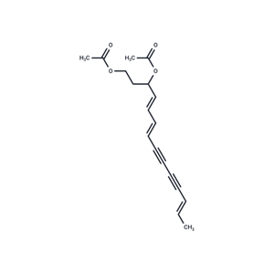 化合物 1,3-Diacetoxy-4,6,12-tetradecatriene-8,10-diyne|T125101|TargetMol
