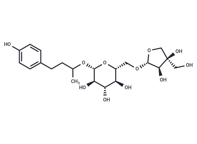 化合物 Apiosylrhododendrin,Apiosylrhododendrin