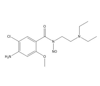 4-氨基-5-氯-N-(2-(二乙基氨基)乙基)-2-甲氧基-N-亞硝基苯甲酰胺(雜質(zhì) X),4-Amino-5-chloro-N-(2-(diethylamino)ethyl)-2-methoxy-N-nitrosobenzamide (Impurity X)