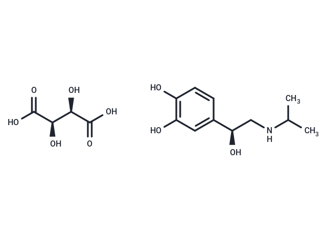 化合物 (S)-Isoproterenol bitartrate,(S)-Isoproterenol bitartrate