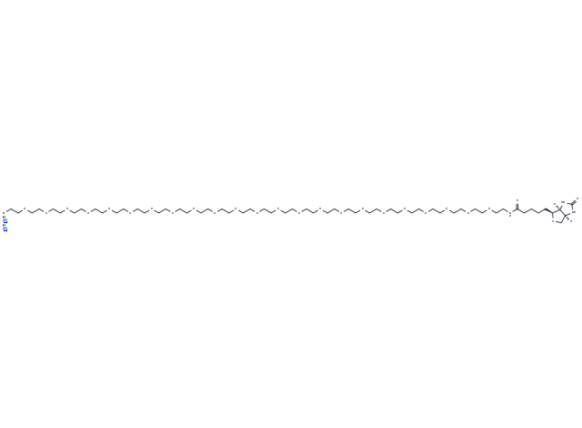 化合物 Biotin-PEG23-azide,Biotin-PEG23-azide
