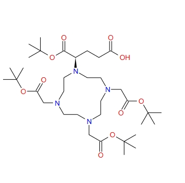 (R)-tert-Bu4-DOTAGA,1,4,7,10-Tetraazacyclododecane-1,4,7,10-tetraacetic acid, α-(2-carboxyethyl)-, 1,4,7,10-tetrakis(1,1-dimethylethyl) ester, (αR)-
