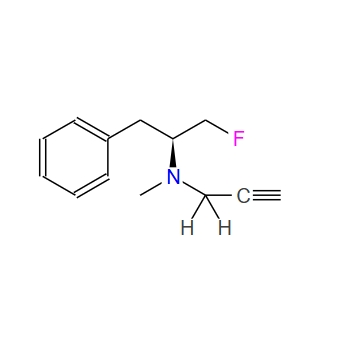 Benzeneethanamine, α-(fluoromethyl)-N-methyl-N-(2-propyn-1-yl-1,1-d2)-, (αS)-,Benzeneethanamine, α-(fluoromethyl)-N-methyl-N-(2-propyn-1-yl-1,1-d2)-, (αS)-