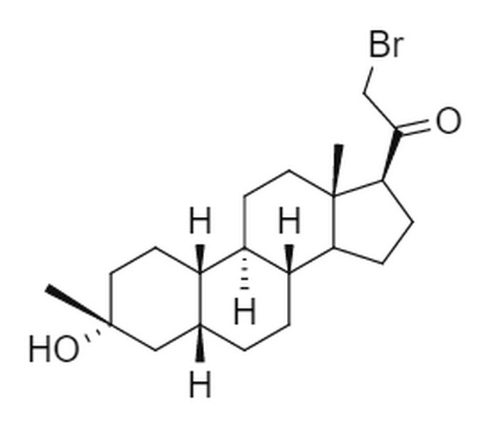 3α-羥基-3β-甲基-21-溴-19-去甲孕甾-20-酮,3β-methyl-3α-hydroxy-21-bromo-19-nor-pregnan-20-one