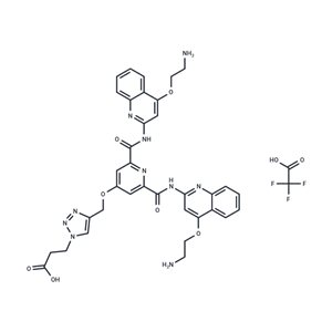 化合物 Carboxy pyridostatin trifluoroacetate salt|T13595|TargetMol