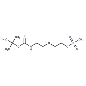 化合物 Boc-N-PEG2-Ms|T17651|TargetMol