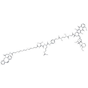 化合物 DBCO-PEG4-VC-PAB-DMEA-PNU-159682|T17802|TargetMol