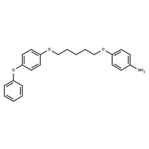 化合物 Aniline, p-(5-(p-phenoxyphenoxy)pentyloxy)-|T30073|TargetMol