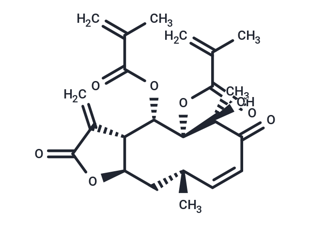化合物 Caleurticolide 2-methylacrylate,Caleurticolide 2-methylacrylate