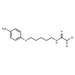 化合物 Acetamide, N-(5-(p-aminophenoxy)pentyl)-2,2-dichloro-|T29562|TargetMol