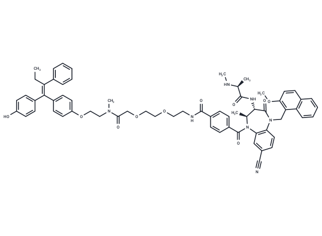 化合物 PROTAC ERα Degrader-1,PROTAC ERα Degrader-1