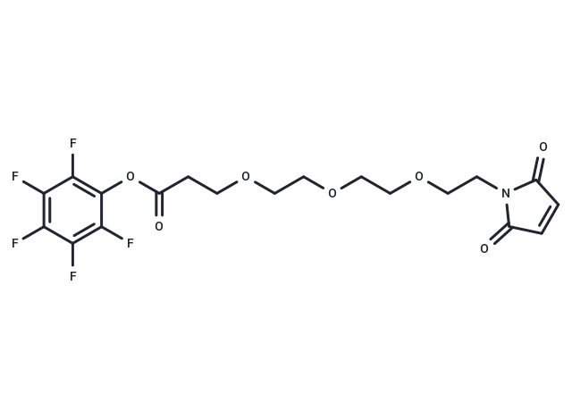 化合物 Mal-PEG3-PFP ester,Mal-PEG3-PFP ester