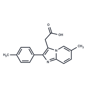 化合物 6-Methyl-2-(4-methylphenyl)imidazol[1,2-a]pyridine-3-acetic acid,6-Methyl-2-(4-methylphenyl)imidazol[1,2-a]pyridine-3-acetic acid