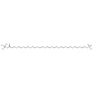 化合物 Ms-PEG10-t-butyl ester|T18366|TargetMol