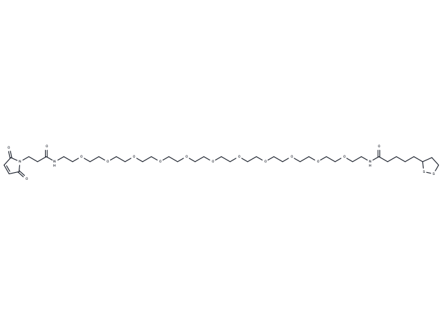化合物 Lipoamide-PEG11-Mal,Lipoamide-PEG11-Mal