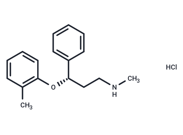 化合物 (+)-Tomoxetine hydrochloride,(+)-Tomoxetine hydrochloride