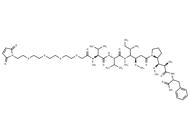 化合物 MAL-PEG4-MMAF,MAL-PEG4-MMAF
