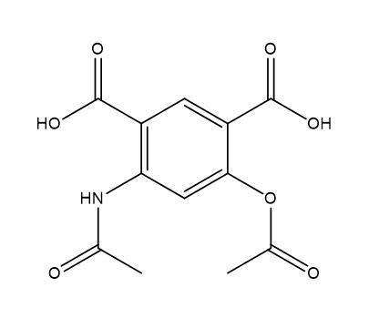 4-乙酰氨基-6-乙酰氧基間苯二甲酸二甲酸(INT1-K),4-Acetylamino-6-acetoxymesophilic acid dicarboxylic acid (INT1-K)