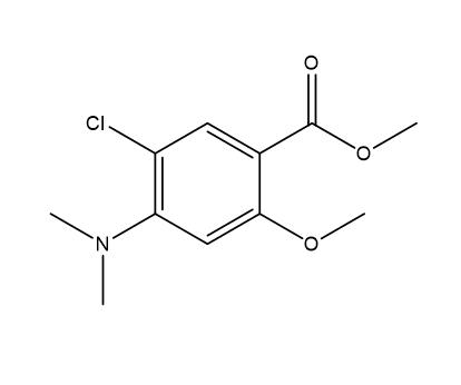 5-氯-2-甲氧基4-二甲氨基苯甲酸甲酯(INT3-H),5-Chloro-2-methoxy-4-dimethylaminobenzoate methyl (INT3-H)