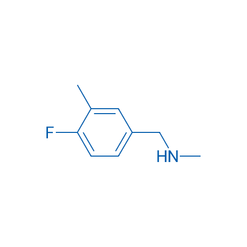 N-甲基-4-氟-3-甲基苄胺,1-(4-Fluoro-3-methylphenyl)-N-methylmethanamine