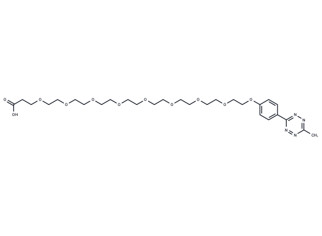 化合物 Methyltetrazine-PEG8-acid,Methyltetrazine-PEG8-acid