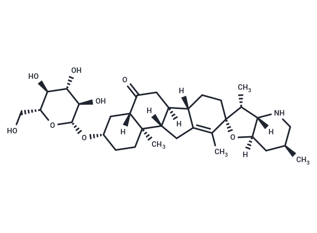 貝母辛-3-O-Β-D-葡萄糖苷,Peimisine 3-O-β-D-glucopyranoside