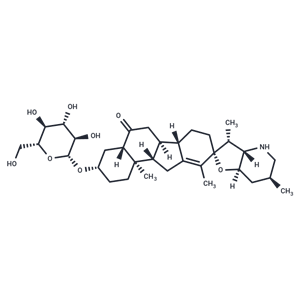 貝母辛-3-O-Β-D-葡萄糖苷,Peimisine 3-O-β-D-glucopyranoside