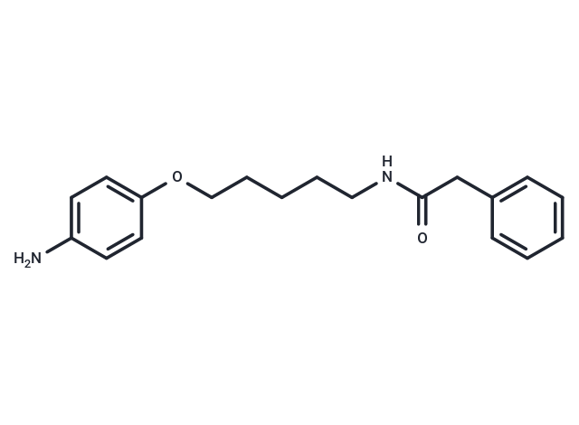 化合物 Acetamide, N-(5-(p-aminophenoxy)pentyl)-2-phenyl-,Acetamide, N-(5-(p-aminophenoxy)pentyl)-2-phenyl-