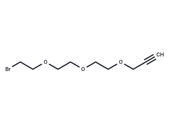 化合物 Propargyl-PEG3-bromide,Propargyl-PEG3-bromide