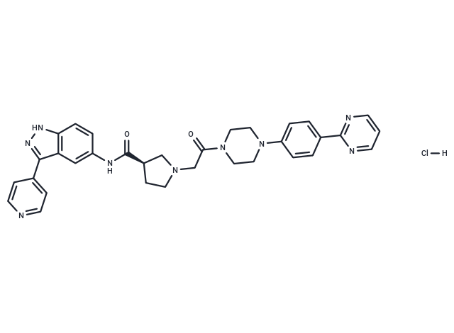 化合物 SCH772984 HCl,SCH772984 HCl